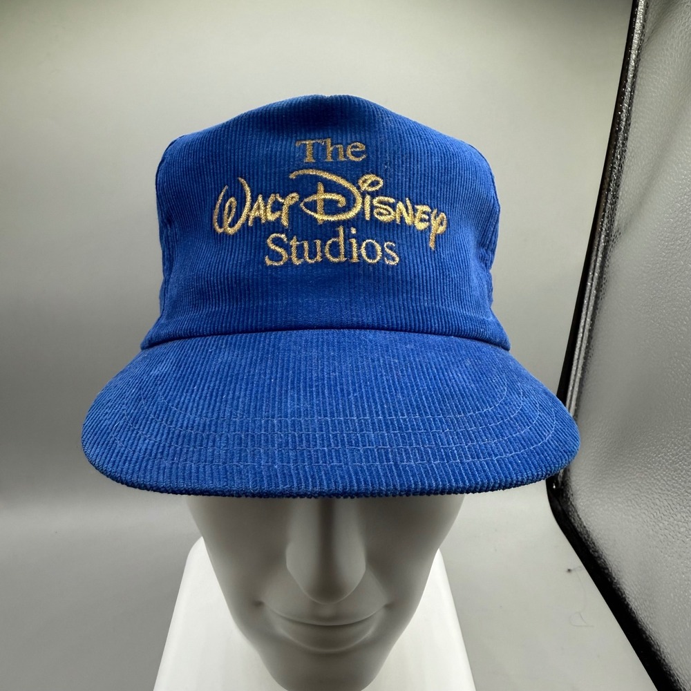 Disney Walt Disney Studios Vintage 1986 Corduroy Hat Made in USA